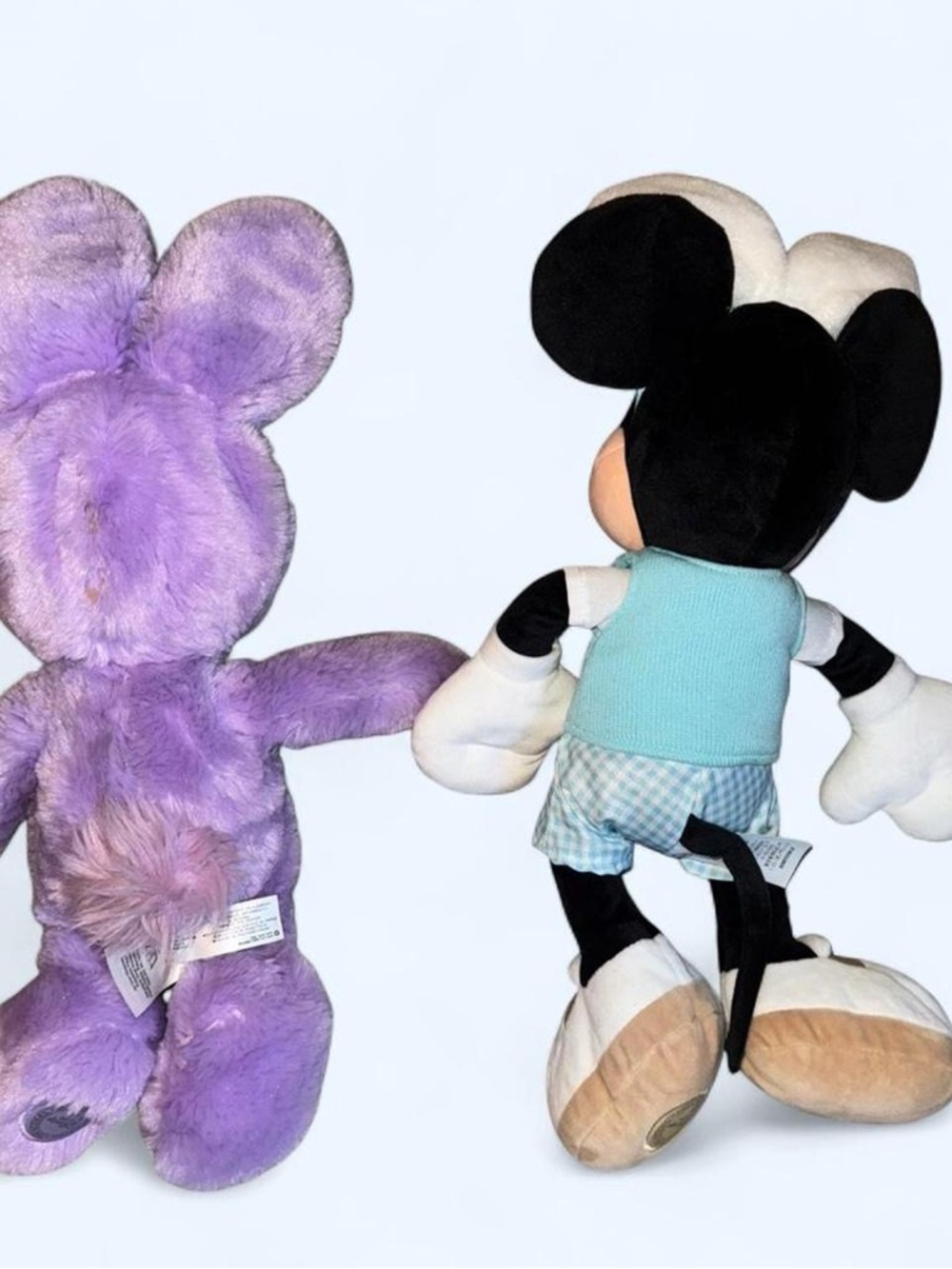 Disney Parks Minnie & Mickey Easter Plush Set Spring Bunny Outfit - Picture 3 of 5